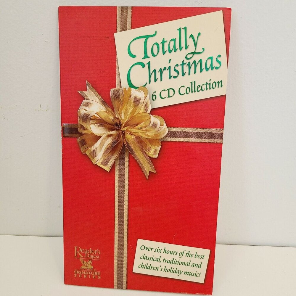 2004 Readers Digest Totally Christmas 6 CD Collection Songbook Holiday Music 6hr